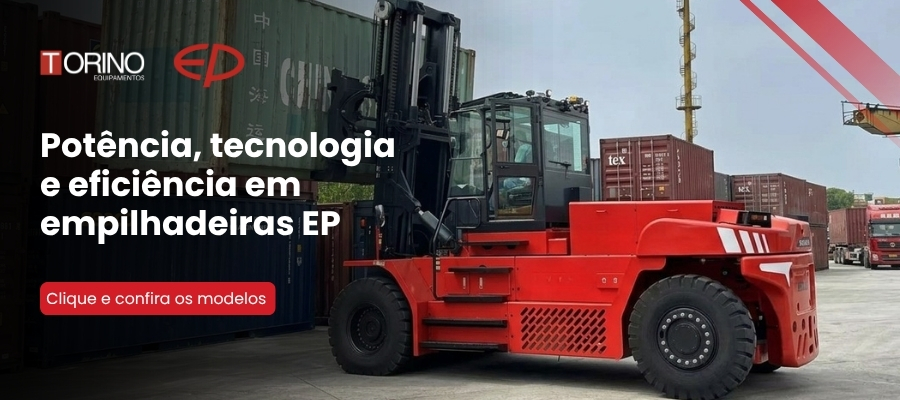 Torino EP: potência, tecnologia e eficiência em empilhadeiras